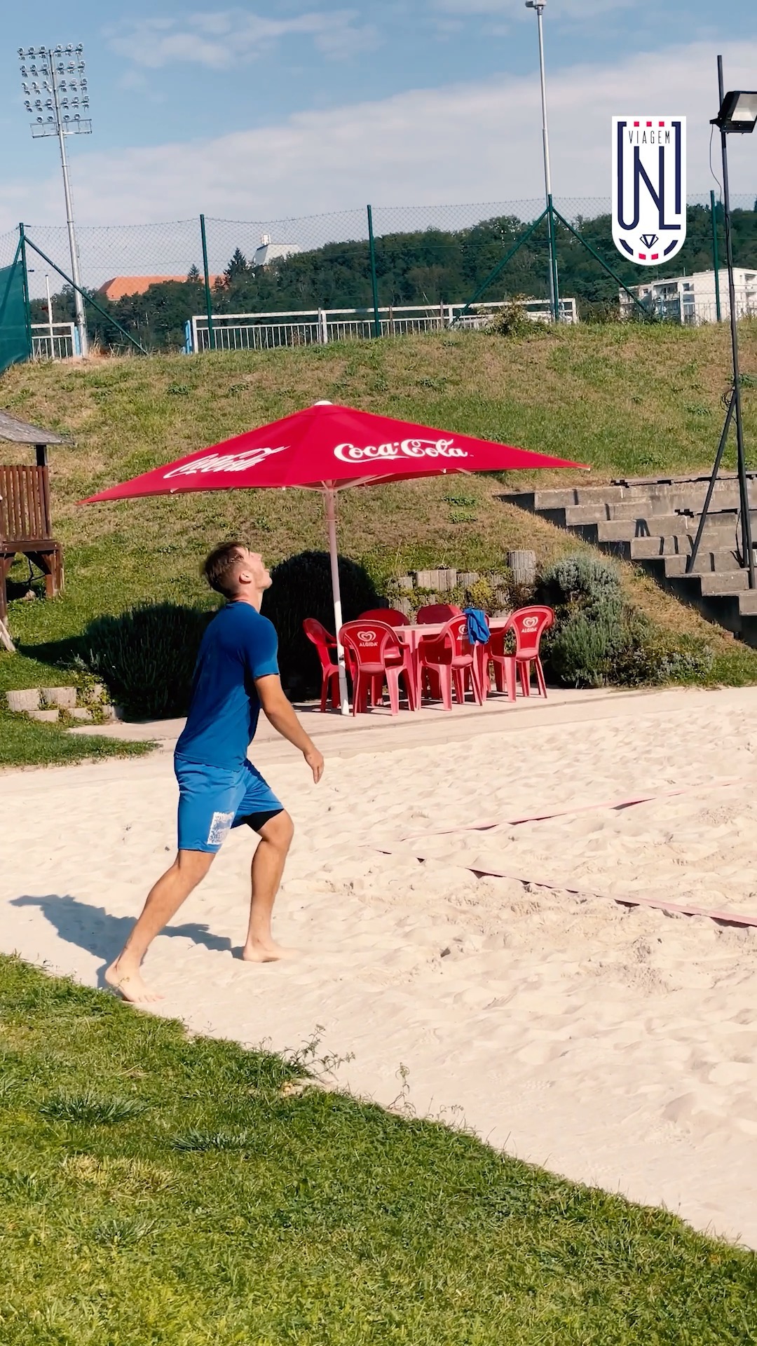 "A" tým si zpestřil přípravu na úterní zápas Mol Cupu zápasem v beachvolejbalu