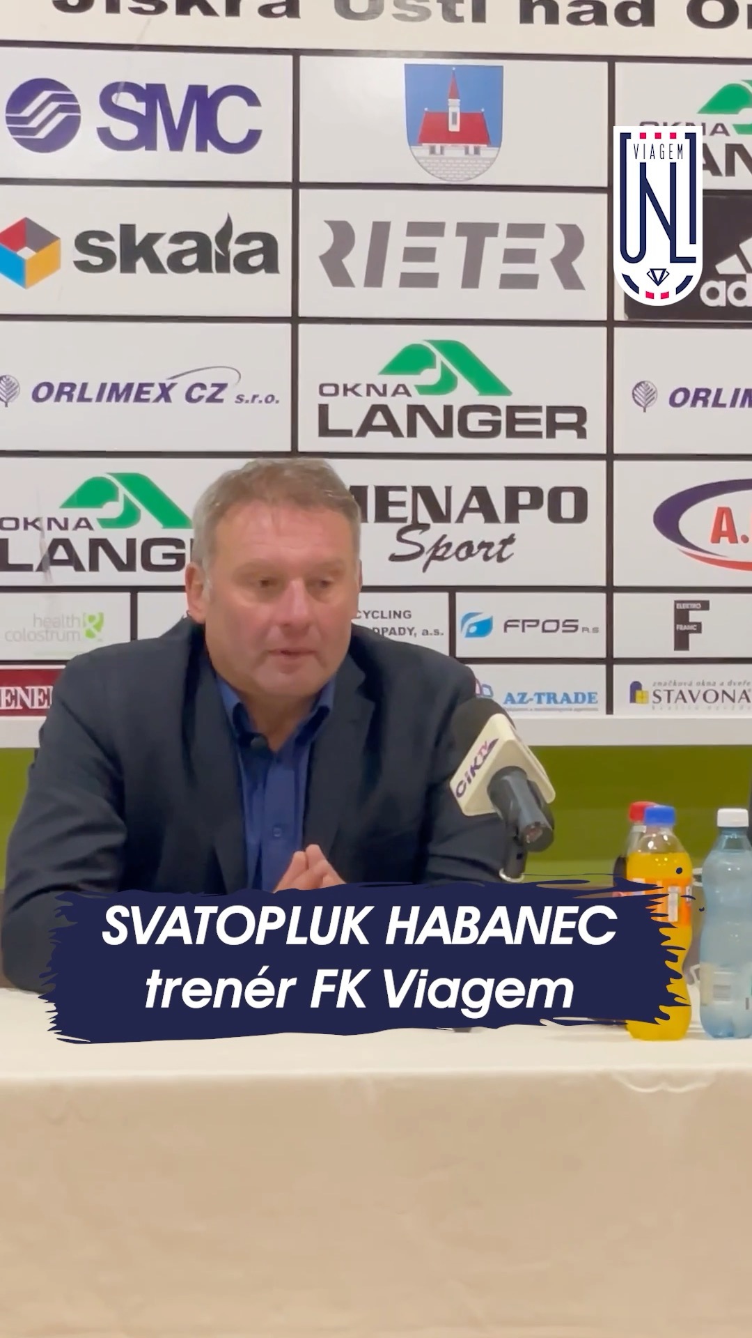 Trenér Habanec hodnotí včerejší náročné utkání na pozápasové tiskovce