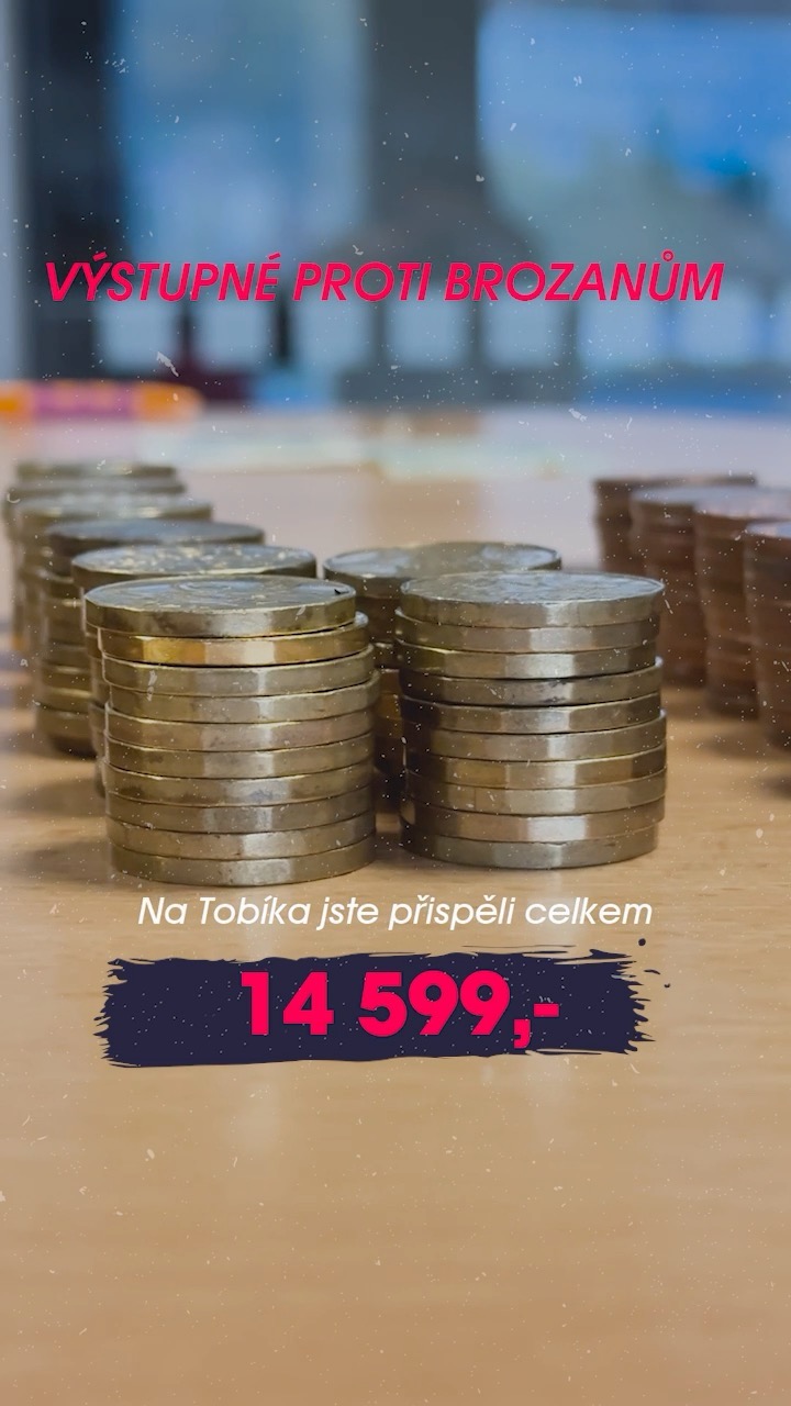 🩵 VÝSTUPNÉ NA TOBÍKA I Děkujeme všem, kteří přispěli na dobrou věc! Celá částka bude vě…