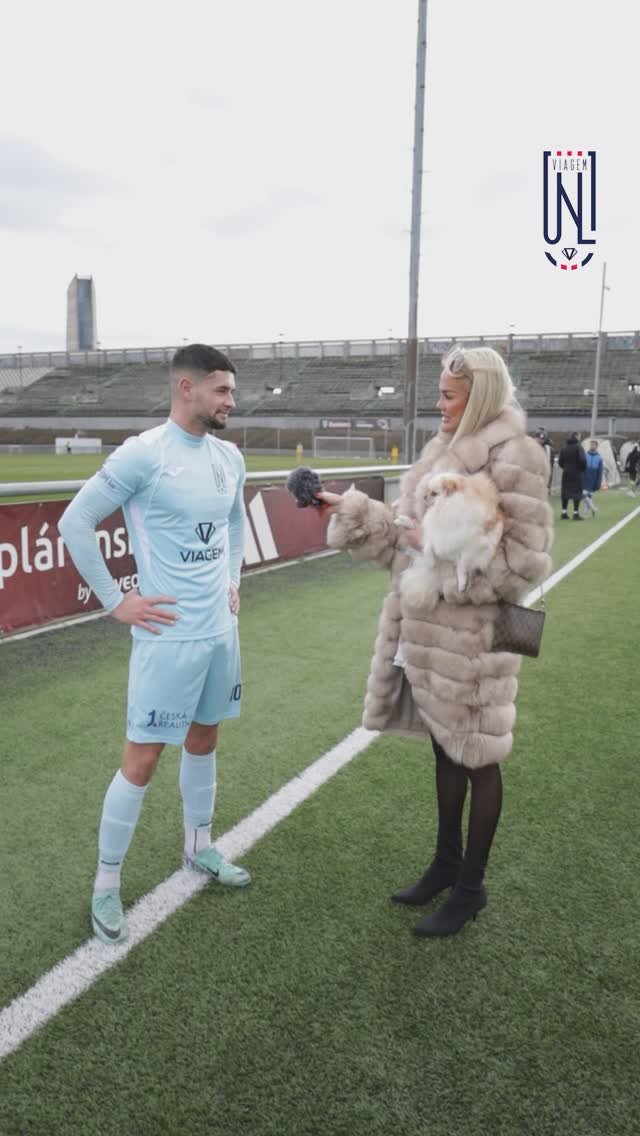🗣️ U mikrofonu dvougólový střelec David Černý. Jak hodnotí zápas a jak se mu líbí fenka…