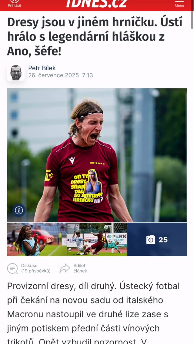 Napsali ➡️ https://www.idnes.cz/fotbal/domaci-souteze/ustecky-fotbal-pobavil-dalsimi-un…