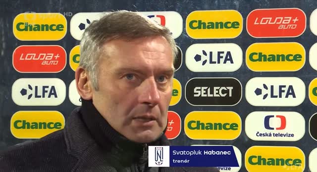 🎤 ROZHOVOR PRO ČT SPORT: Trenér Svatopluk Habanec hodnotí utkání pro ČT sport.