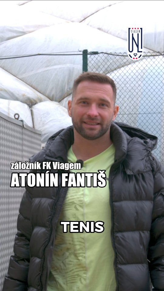 Dnešní makačka s Antonínem Fantišem na tenisovém kurtu