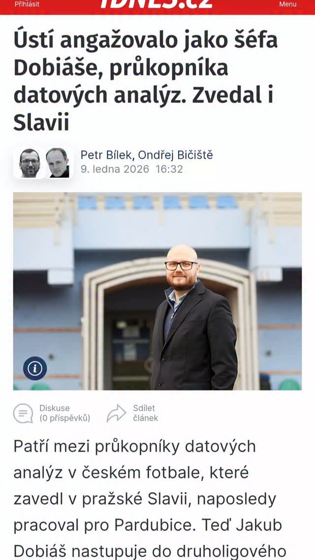 📰 Napsali o nás: Nová posila tentokrát mimo hřiště