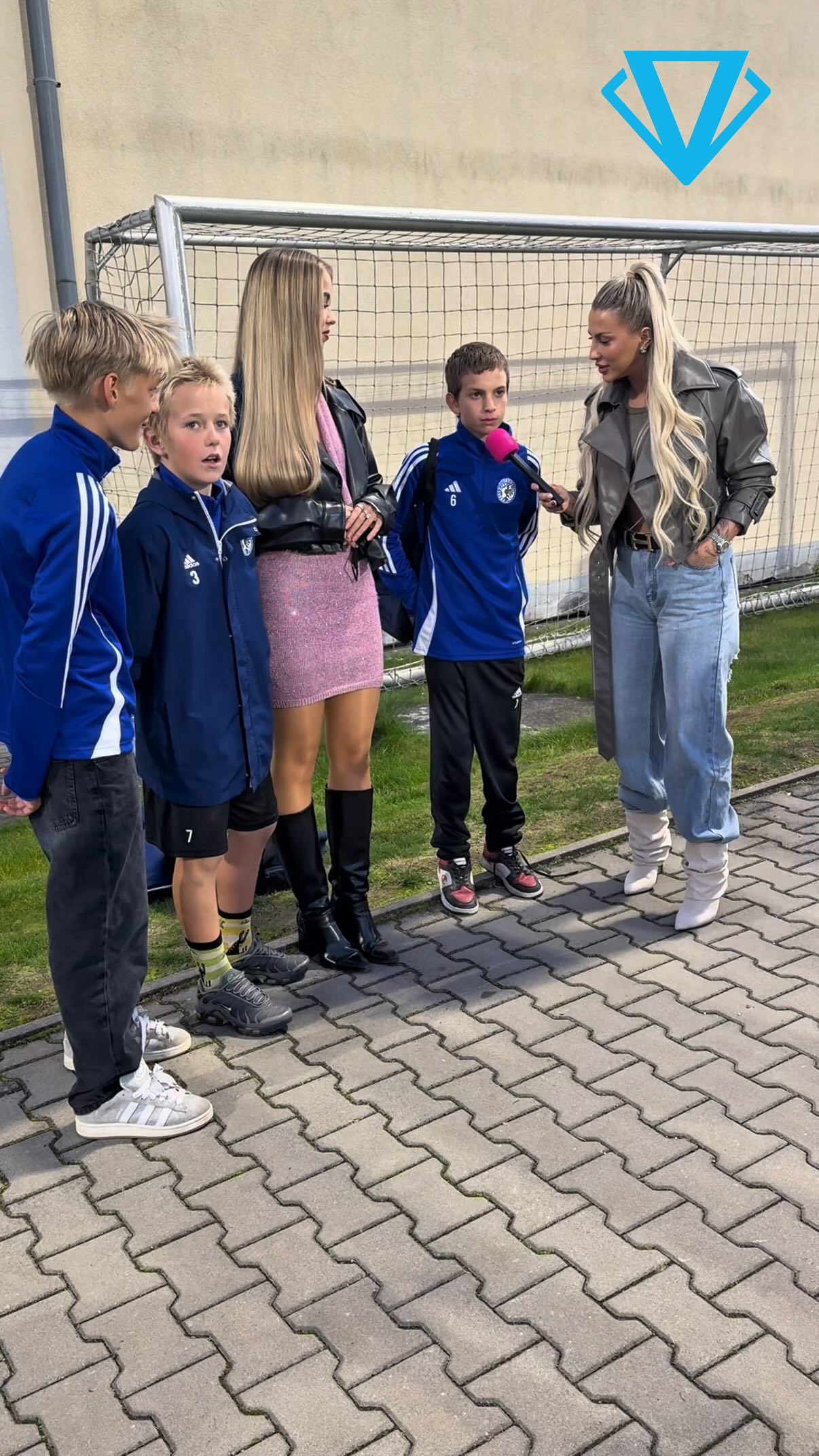 Rozhovor: Sabina s Klárou v Prostějově vyzpovídaly i malé fotbalisty